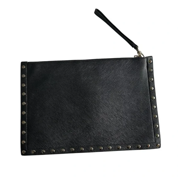 White House Black Market Black Studded Wristlet - Picture 2 of 4